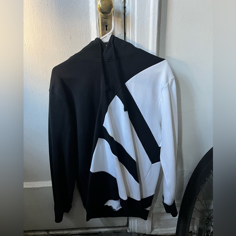 adidas Men's hoodie in Black and White